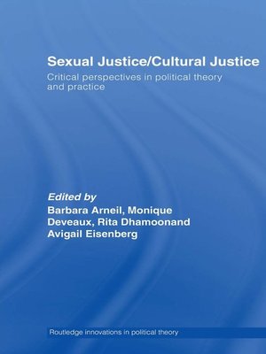 cover image of Sexual Justice / Cultural Justice